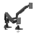 Uchwyt biurkowy 17"-35"/2TFT 360° Sprężyna gazowa 20Kg detaliczny