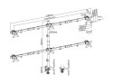 Uchwyt do monitora Equip 17"-32" Articulating