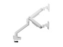 Wspornik biurka Equip 17"-49"/1TFT 180° Sprężyna gazowa 20Kg biały detaliczny