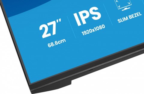 IIYAMA Monitor 27 cali XB2791HS-B1 FHD,IPS.HDMI.DP.2x2W,350cd,1500:1, 120Hz,HAS 150 (PIVOT)