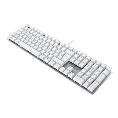 CHERRY KC 200 MX klawiatura Uniwersalne USB QWERTZ Niemiecki Srebrny, Biały