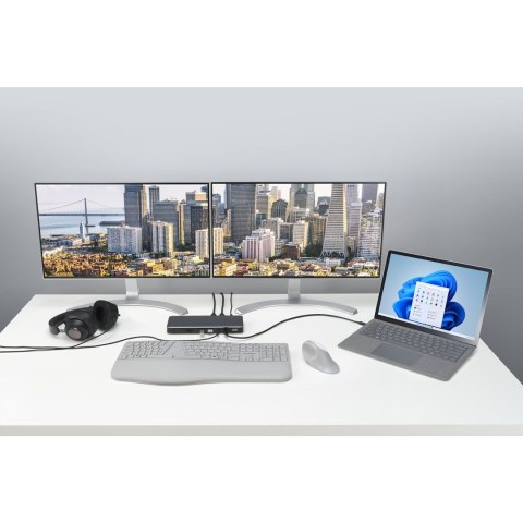 Kensington SD5760T - Stacja dokująca - USB-C / USB4 / Thunderbolt 3 / Thunderbolt 4 - 2 x HDMI, Thunderbolt - GigE