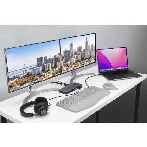 Kensington SD5760T - Stacja dokująca - USB-C / USB4 / Thunderbolt 3 / Thunderbolt 4 - 2 x HDMI, Thunderbolt - GigE