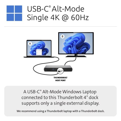 Kensington SD5760T - Stacja dokująca - USB-C / USB4 / Thunderbolt 3 / Thunderbolt 4 - 2 x HDMI, Thunderbolt - GigE