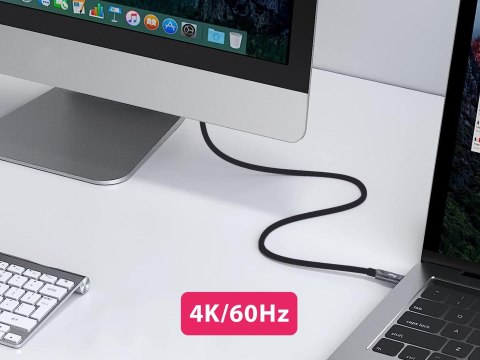 Wyposaż Aktywny kabel optyczny USB-C - M/M - 5.0m - PD 60W - 4K/60Hz - 10Gbps - Wideo+Dane+PD