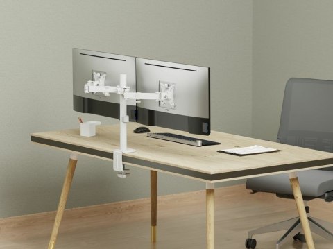 Equip 650167 uchwyt / stojak do monitorów 81,3 cm (32") Biurko Biały