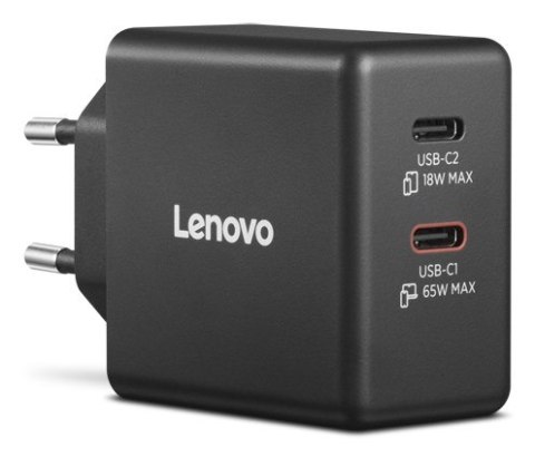 Lenovo Zasilacz 65 W GaN Dual USB-C (40AW065BEU)