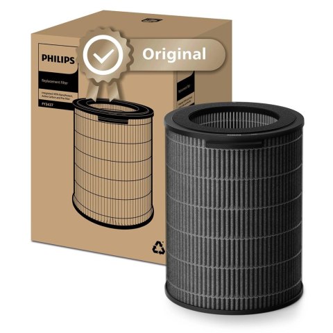 Philips Zintegrowany filtr 3w1 Pasuje do oczyszczacza 2w1: AC3737/10 Filtr NanoProtect HEPA Pro S3