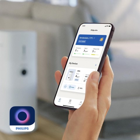 Philips Zintegrowany filtr 3w1 Pasuje do oczyszczacza 2w1: AC3737/10 Filtr NanoProtect HEPA Pro S3