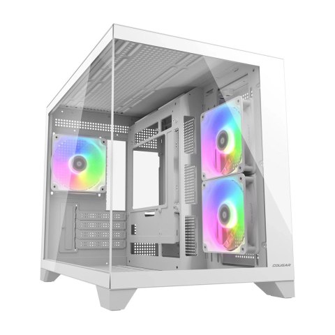 COUGAR CGR-2QA6W-RGB Mini Tower Biały