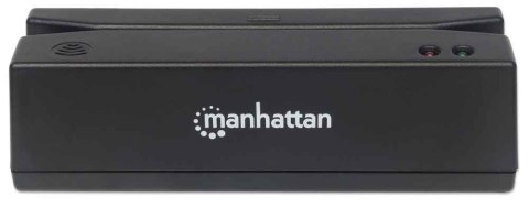 MANHATTAN Magnetkartenleser USB drei Spuren Leser schwarz