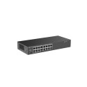 Ruijie Networks RG-ES116G-L przełącznik sieciowy Nie zarządzany L2 Gigabit Ethernet (10/100/1000) Czarny