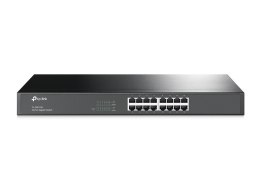 TP-Link TL-SG1016 przełącznik sieciowy Nie zarządzany Gigabit Ethernet (10/100/1000) 1U Czarny