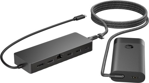 HP Zestaw uniwersalnego koncentratora USB-C i ładowarki do laptopów