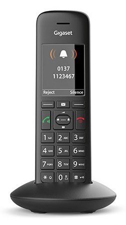 Gigaset C570HX Telefon analogowy/DECT Nazwa i identyfikacja dzwoniącego Czarny