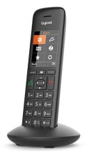 Gigaset C570HX Telefon analogowy/DECT Nazwa i identyfikacja dzwoniącego Czarny