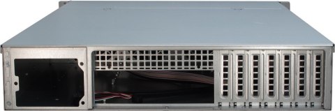 Inter-Tech IPC 2U-2412 Rack Czarny, Srebrny