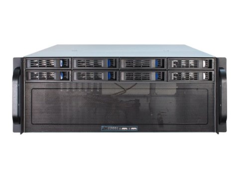 Inter-Tech 4U-4408 Rack Czarny, Srebrny