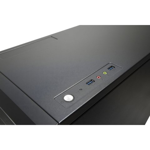 Inter-Tech 88887382 zabezpieczenia & uchwyty komputerów Micro Tower Czarny