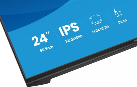 IIYAMA Monitor 24 cale XB2491H-B1 IPS, HDMI, DP, 1ms, 350cd, 1500:1, 120Hz, HAS150 (PIVOT)