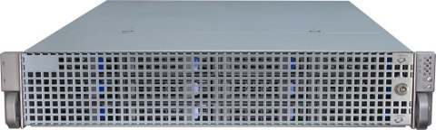 Inter-Tech IPC 2U-2412 Rack Czarny, Srebrny