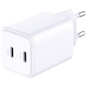 3MK Ładowarka sieciowa Hyper Charger PD 45W GaN QC4+ PPS 2C biała