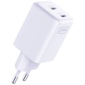 3MK Ładowarka sieciowa Hyper Charger PD 45W GaN QC4+ PPS 2C biała