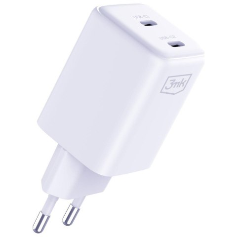 3MK Ładowarka sieciowa Hyper Charger PD 45W GaN QC4+ PPS 2C biała
