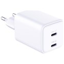 3MK Ładowarka sieciowa Hyper Charger PD 45W GaN QC4+ PPS 2C biała