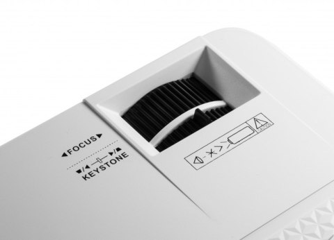 Projektor rzutnik LED + pilot Technaxx 50W, wbudowany głośnik (biały)