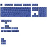 Glorious GPBT Basics, układ ANSI (USA), PBT, Dye-Sub - Mana Blue