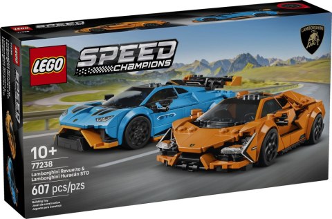 LEGO SPEED CHAMPIONS Lamborghini Revuelto i Huracán STO 77238