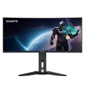 MONITOR GIGABYTE OLED 34" MO34WQC2 86,4 cm 3440x1440px Wide Quad HD OLED Czarny