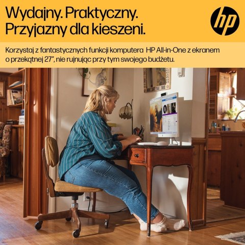 HP 27-cr0222nw AIO Ryzen 7 7730U 27.0"FHD IPS AG 300nits 16GB DDR4 SSD512 Radeon 680M LAN Win11 2Y Shell White