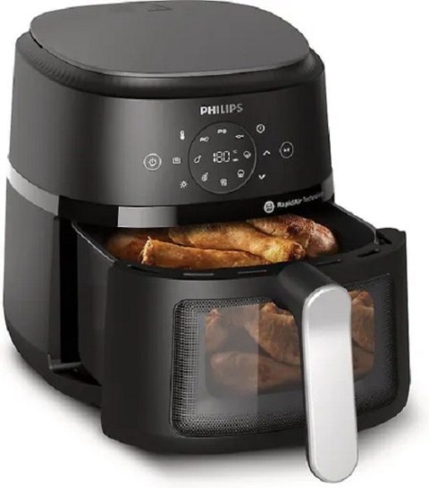 Frytkownica na gorące powietrze PHILIPS NA221/00 (4.2l /1500W /Czarny )