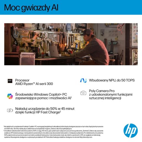 HP OmniBook X Flip 16-ar0016nw Ryzen AI 5 340 16.0"2K Touch OLED IPS 300nits AG 16GB LPDDR5X SSD1TB Radeon 840M Cam 5MPx + IR 68