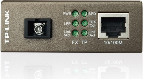 TP-Link MC112CS konwerter sieciowy 100 Mbit/s Pojedynczy Czarny