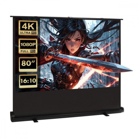 Maclean Ekran projekcyjny 80 cali przenośny MC-212 16:10