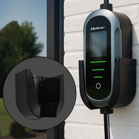 Qoltec Mobilna ładowarka do samochodu elektrycznego EV i hybryd z regulacją 2w1 Typ2 | 7kW | 230V | CEE 32A | Wi-fi | TUYA | SMA