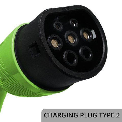 Qoltec Mobilna ładowarka do samochodu elektrycznego EV z regulacją 2w1 Typ2 | 3.5kW | 230V | SCHUKO 16A | Wi-fi | TUYA | SMART L