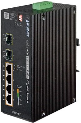 Przełącznik PLANET IGS-624HPT (2x SFP )