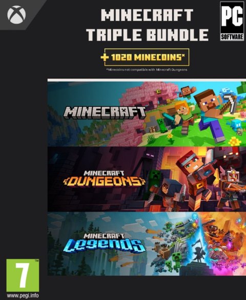 Gra ESD Minecraft Triple Bundle Windows XXS ML