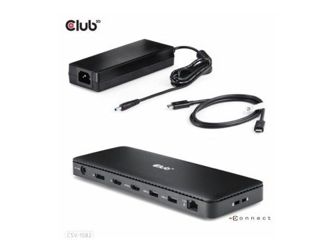 CLUB3D Club 3D, Dockingstation TB4 12 in 1