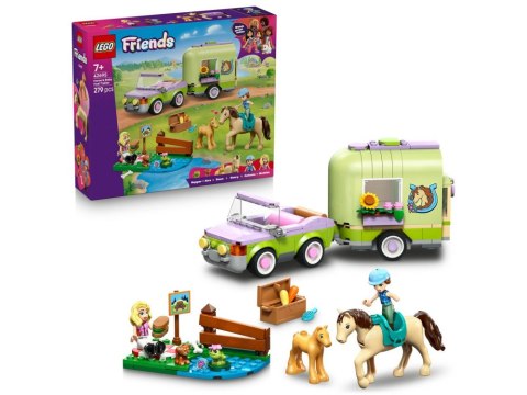 LEGO FRIENDS Przyczepa z koniem i źrebaczkiem 42695