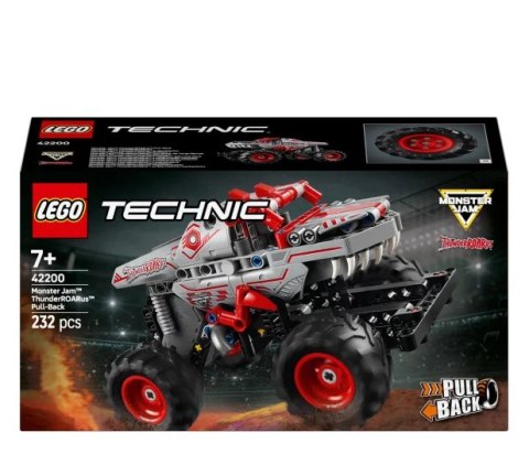 LEGO 42200 TECHNIC - Monster Jam ThunderROARus z napędem typu pull-back