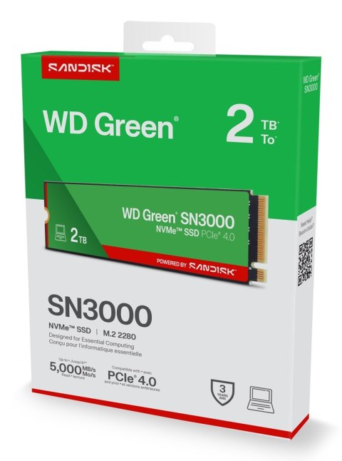 SanDisk SN3000 2,05 TB M.2 PCI Express 4.0 NVMe QLC 3D NAND