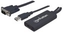 MANHATTAN Adapter HDMI na VGA D-sub 15 pin, HDMI, M/F 1.8 m 152426