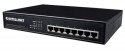 INTELLINET Switch 8x RJ45 Gigabit PoE+ 140W, metal, 19" 560641