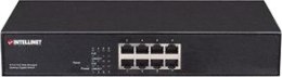 INTELLINET Switch 8x RJ45 10/100 PoE+ 140W, metal, desktop 560764