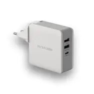 RealPower DeskCharge-65 Travel Uniwersalne Szary Prąd przemienny Wewnętrzna